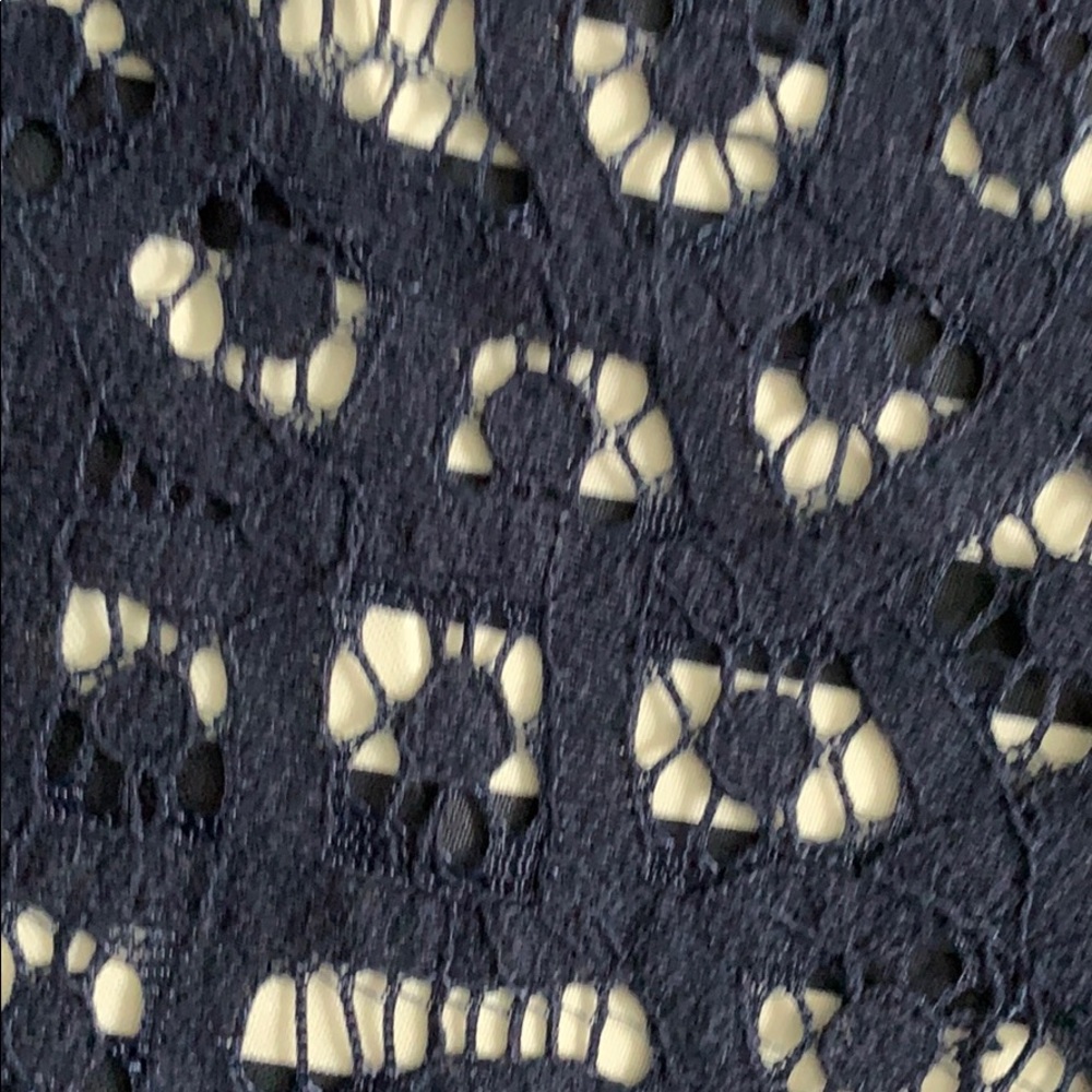 The Limited Navy Lace Dress Skirt Size 6 - Picture 6 of 6